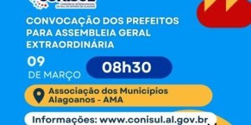 Conisul convoca Assembleia Geral Extraordinária – AMA