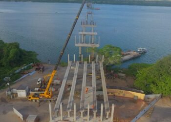 Adeus balsa? Ponte entre Penedo e Neópolis avança e já tem data — veja imagens da obra