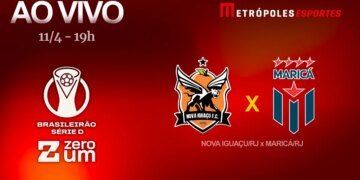 Série D ZeroUm: assista Nova Iguaçu-RJ x Maricá-RJ ao vivo. Assista no YouTube