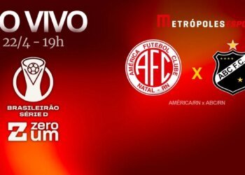 Série D ZeroUm: Metrópoles transmite América-RN x ABC-RN ao vivo