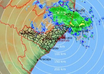 Alerta de chuvas intensas em Alagoas neste final de semana