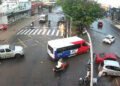 Conversão irregular causa acidente em cruzamento de avenida na capital; vídeo