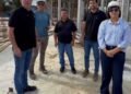 Prefeito Jorge Galvão visita andamento das obras da nova escola Maria de Lourdes, em Jundiá – AMA