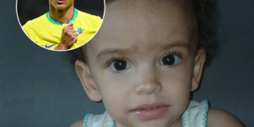 Jogador Richarlison doa valor integral e garante cirurgia de bebê com catarata congênita em Viçosa