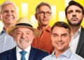 Datafolha: Lula tem 39% no 1º turno; Flávio, 33%; Caiado, 5%; Renan, 4%; Zema, 4%