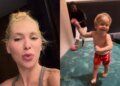 Virginia Fonseca mostra Vini Jr. brincando com filho em Madri