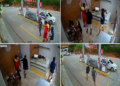 Câmeras flagram criminosos armados em posto de combustíveis em Branquinha; assista