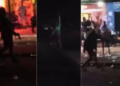 Mulher toma arma de policial militar de folga e faz disparos em rua durante confusão