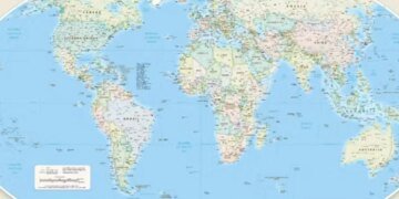 ONU aprova adoção de novo mapa-múndi que mostra tamanho real da África