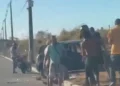 Carro sai da pista e deixa duas pessoas feridas na Rota do Mar